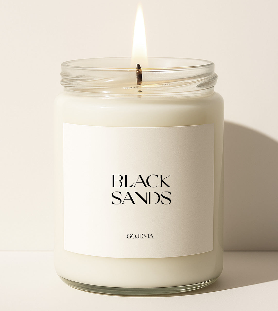 Black Sands + Driftwood - Large Soy Candle
