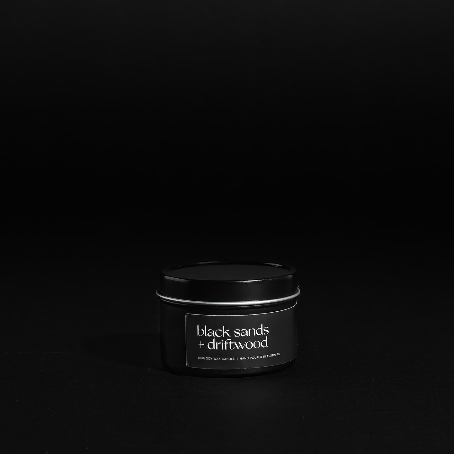 Black Sands + Driftwood - Small Soy Candle