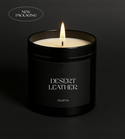 Desert Leather - Large Soy Candle