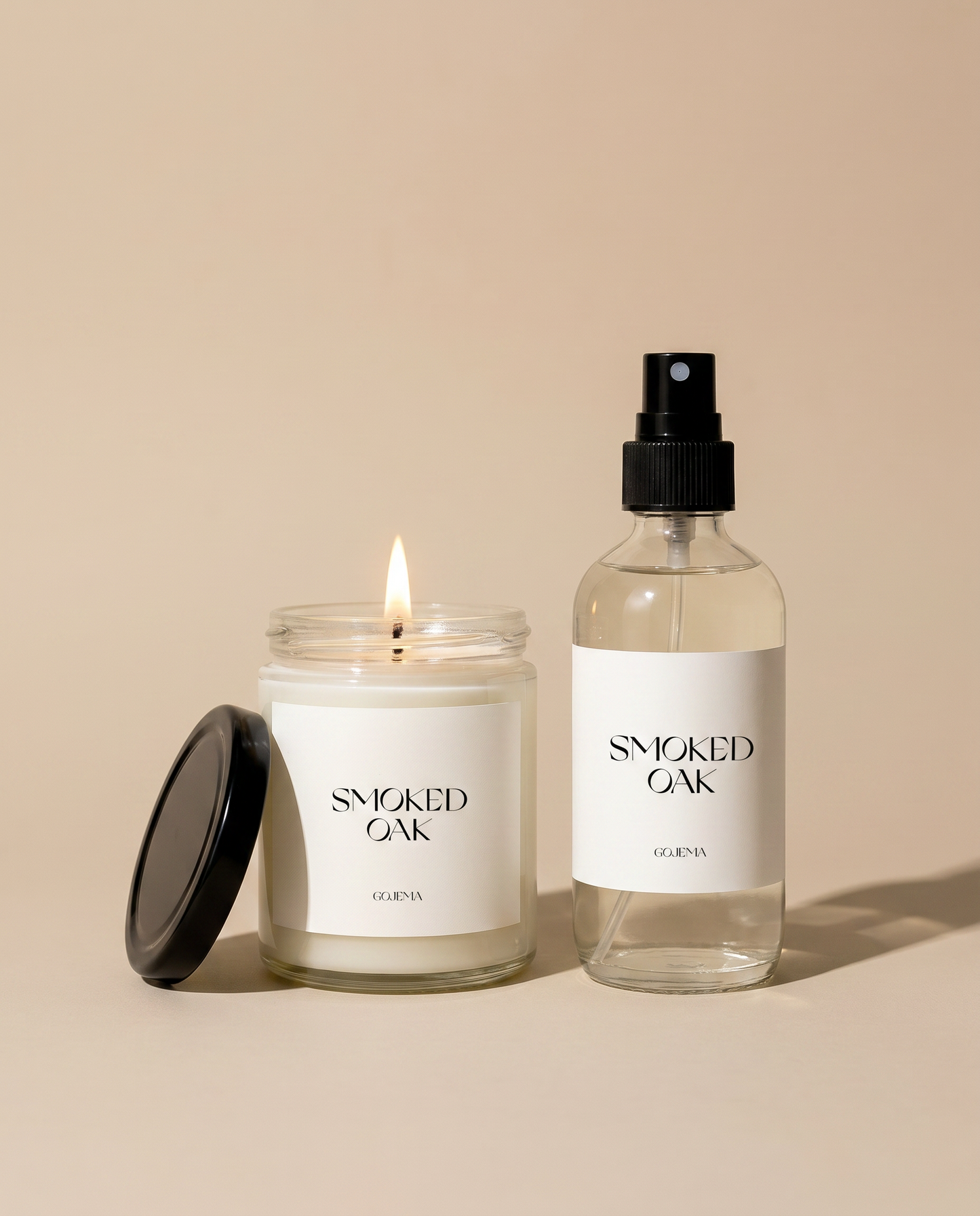 Smoked Oak - Candle & Spray Set
