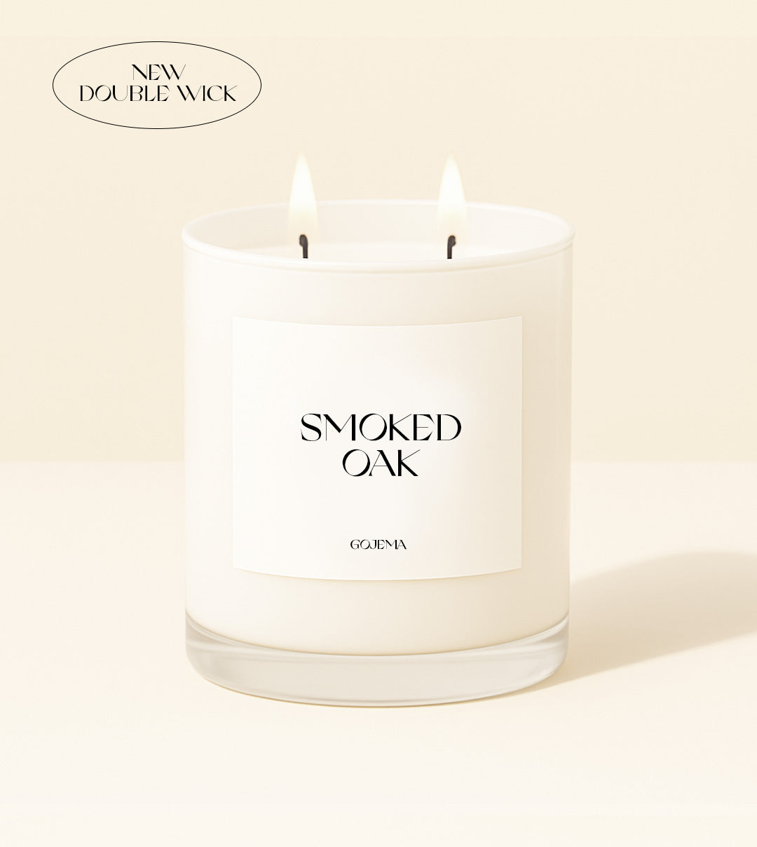Smoked Oak - Double Wick Soy Candle
