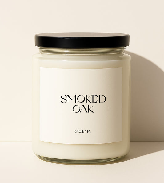 Smoked Oak + Bergamot - Large Soy Candle