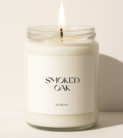 Smoked Oak + Bergamot - Large Soy Candle