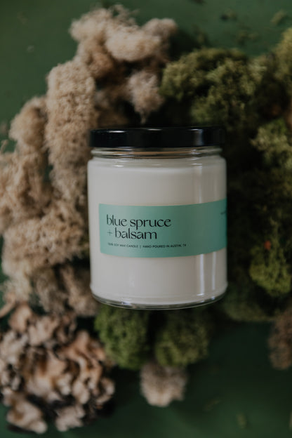 Blue Spruce + Balsam - Classic Soy Candle