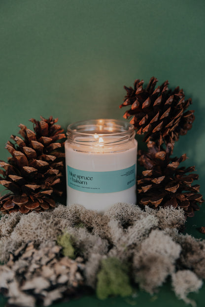 Blue Spruce + Balsam - Large Soy Candle