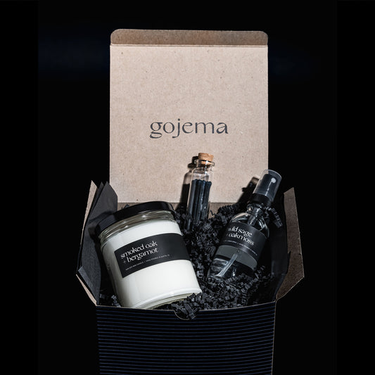 Soy Candle + Spray Gift Set